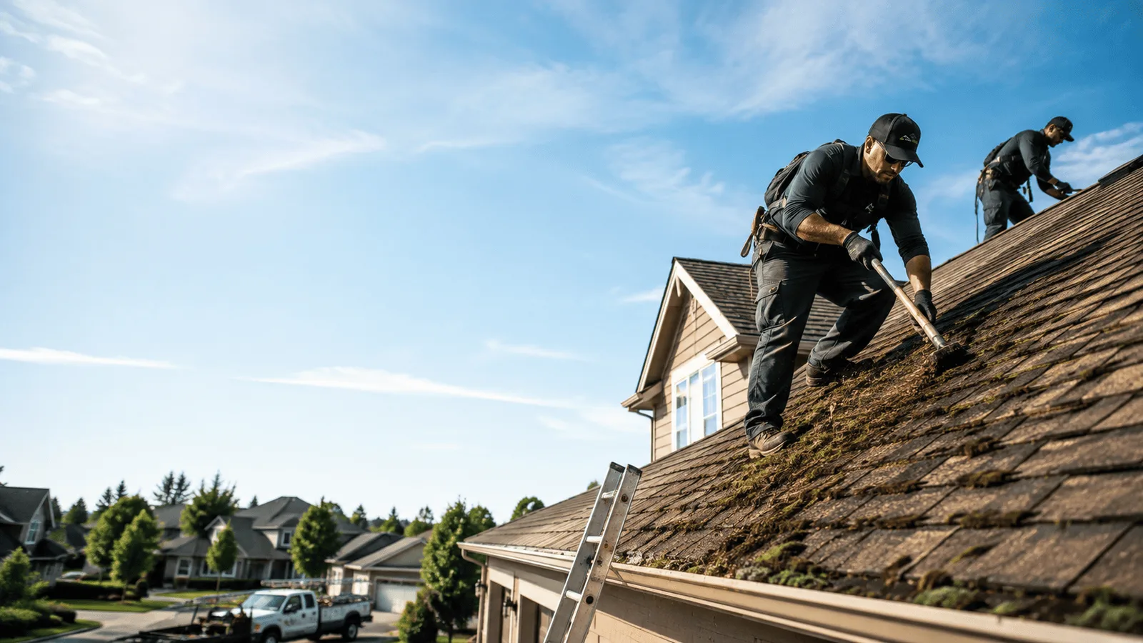 Roof Moss Removal in Temple, TX near me